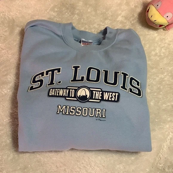 Baby blue St. Louis pullover - Picture 5 of 5